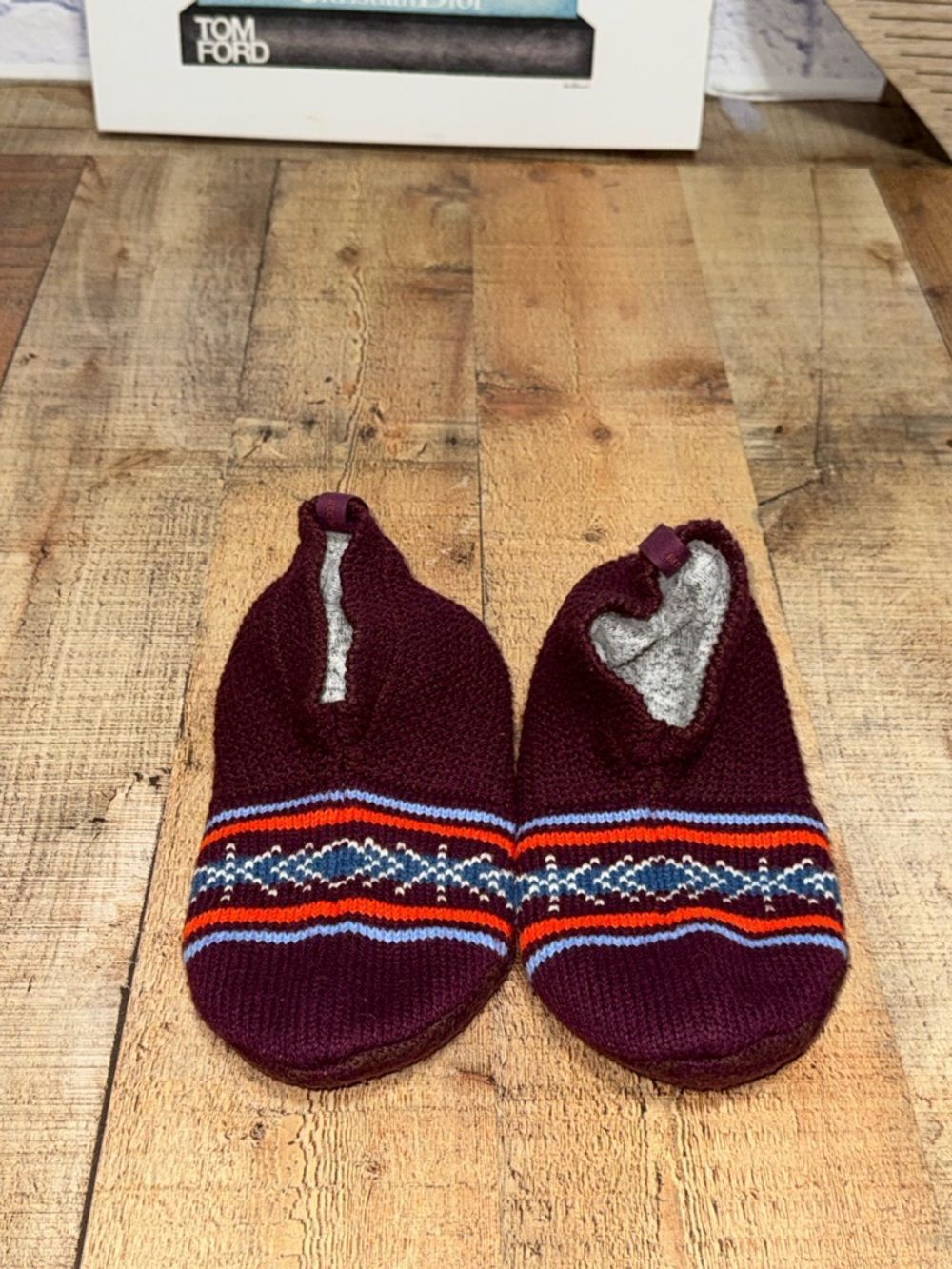 Bombas Gripper Slippers fair isle Medium